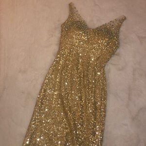 Gold Prom Dress